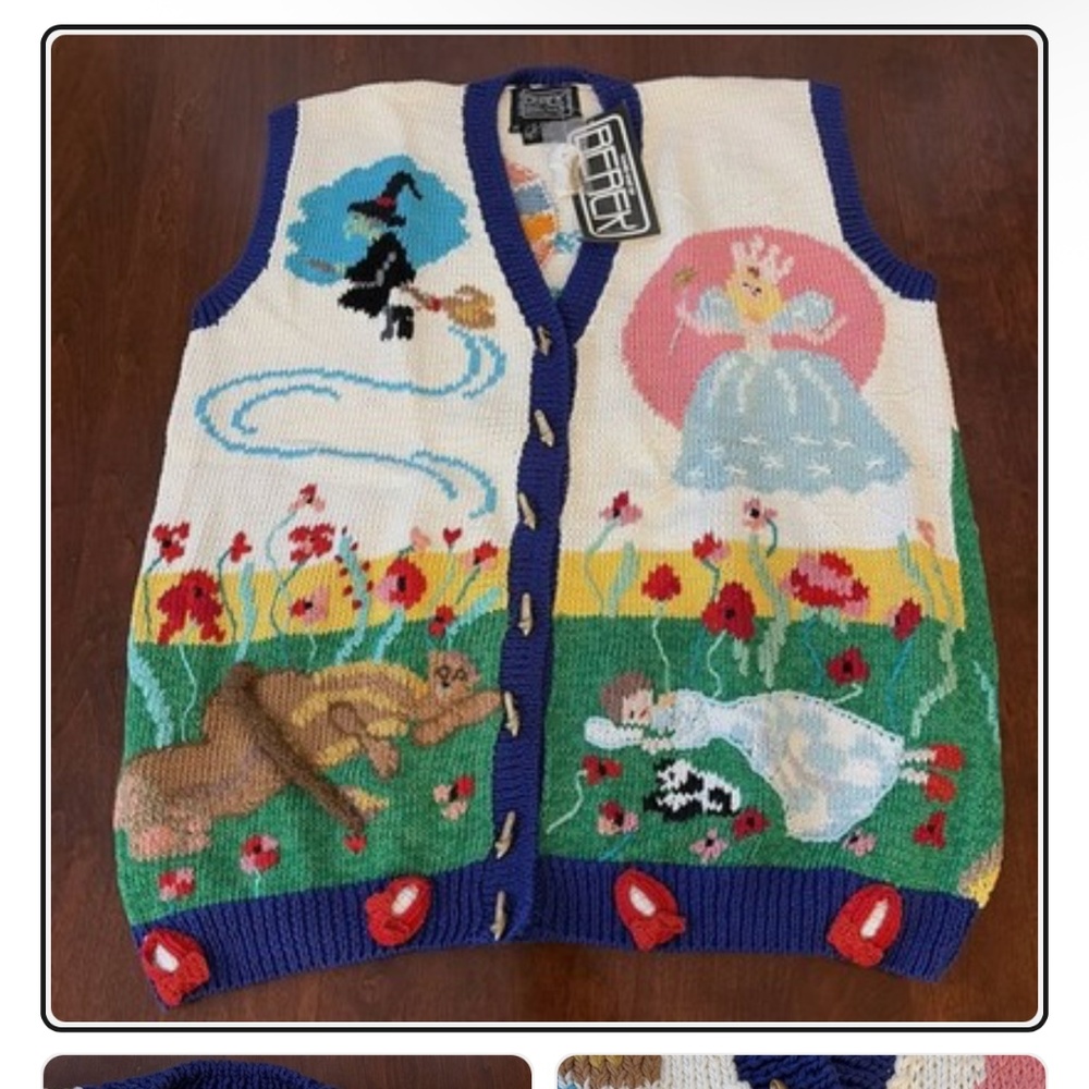 NWT Wizard of Oz vest by Berek Marta D